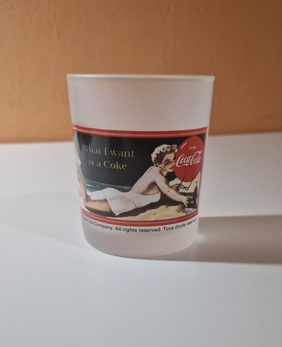 Bicchiere coca cola - bicchiere, vintage