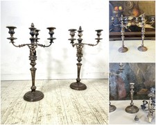 Antica coppia candelabro - coppia,