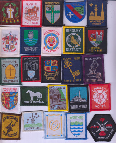 Boy scout district badges 25 - district, x