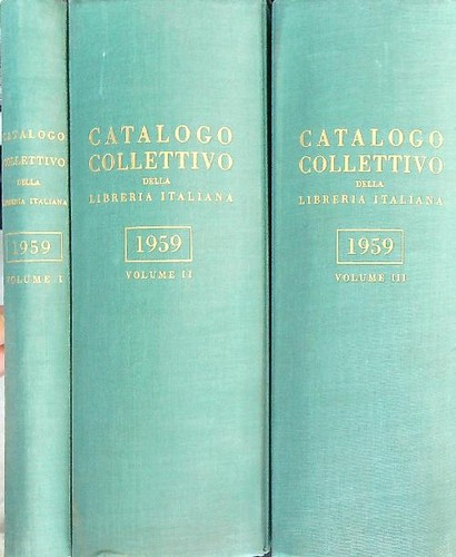Catalogo collettivo della - collettivo,