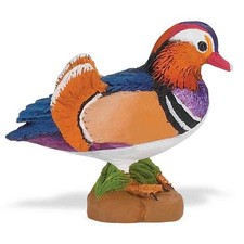 Mandarin duck by Safari Ltd. 231929 fuori produzione figura uccellino ritirato NUOVO SIGILLATO