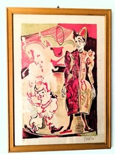 PIER CLAUDIO PANTIERI LITOGRAFIA 50/100 FIRMATA