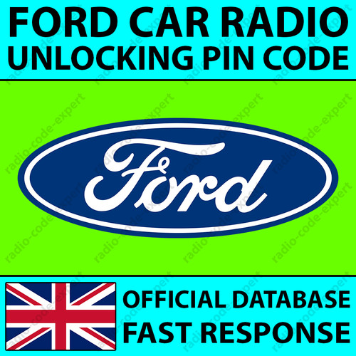 Pin sblocco radio ford - pin,