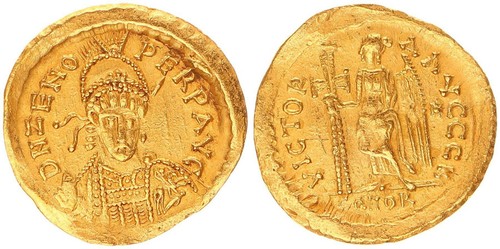Impero romano solidus d - romano,