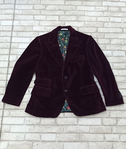 Scabal burgundy men jacket - burgundy, men's