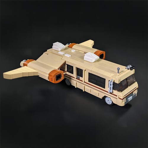 Eagle flying space van - flying, moc