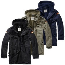 Brandit BW Bundeswehr parka da campo esercito cappotto giacca da campo giacca invernale cappuccio