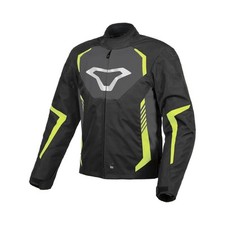 GIACCA MOTO UOMO INVERNALE MACNA TAZAR TOURING STRADALE  BLACK GREY NEON YELLOW