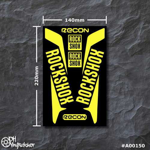 Rockshox recon set adesivi - set,