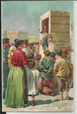 NAPOLI - Costumi -  Teatrino di marionette ( 'E guarattelle ) - illustr - dup508