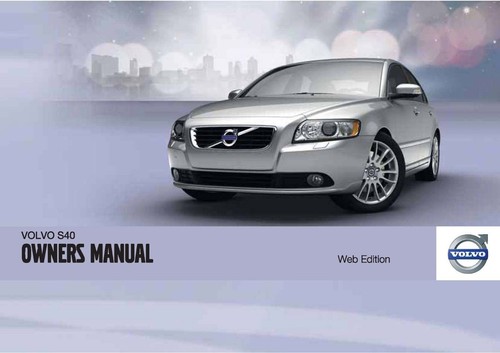 Manuale proprietari volvo s40 - volvo,