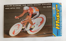 ciclismo - MOSER - RECORD DELL'ORA   21  maggio  1988 ( velodromo di Stoccarda)