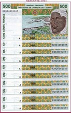 STATI DELL'AFRICA OCCIDENTALE A = COSTA D'AVORIO 500 FRANCHI 2002 P 110Am UNC