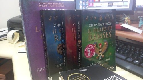 Lotto libri christian jacq - 4,