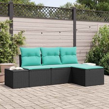 Sofa Set with Cushion 4 pcs