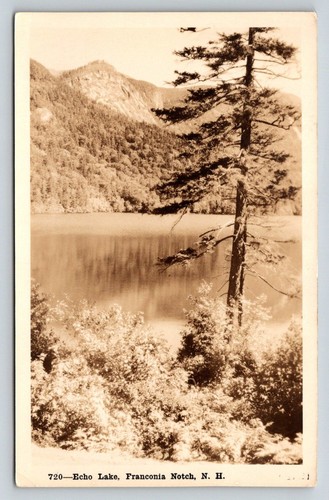 Cartolina echo lake franconia - echo,