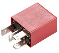 LOTTO DI 6 RELE ROSSO 4 PIN (1/1129/85 - 12V 30A) ORIG.FIAT/LANCIA/ALFA ROMEO