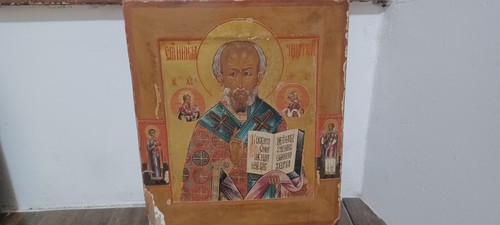 Icona russa xlx secolo san - icona,
