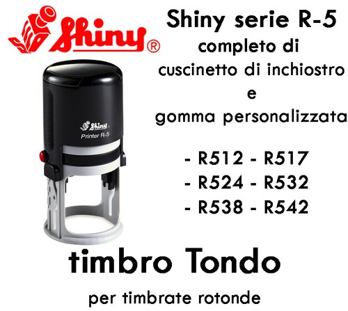 Timbro personalizzato shiny - timbro,