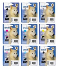 Inchiostro originale Epson stilo foto R2880 2880 / T0961 T0962 T0963 T0966 - T0969