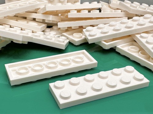 Lego piatto 2x6 3795 bianco - lego,