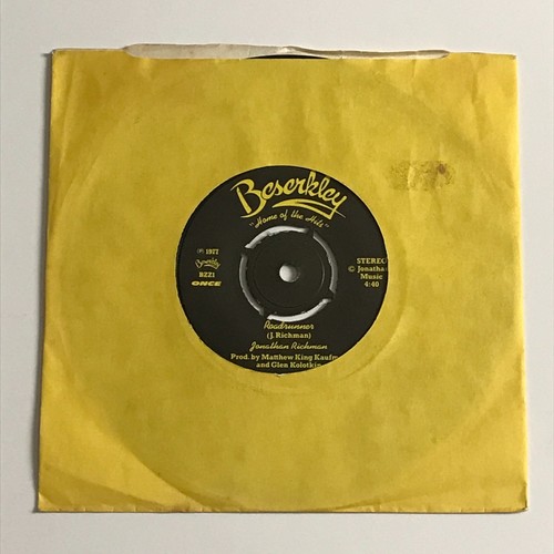 Jonathan richman roadrunner - -,