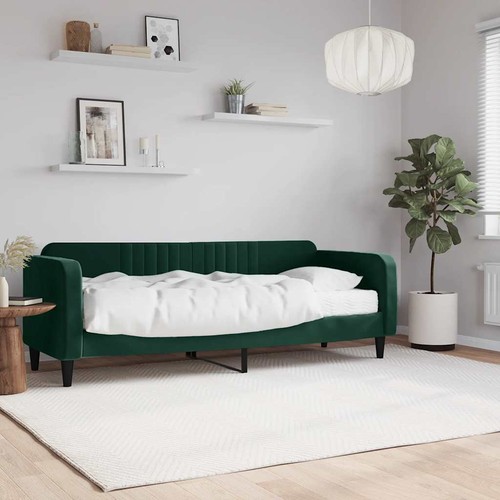 Letto giorno verde scuro - letto,