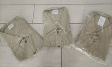 Lotto 3 Camicie Militari E.I. Beige – Tg. 183/4L – Nuove imbustate – Cotone/Poli