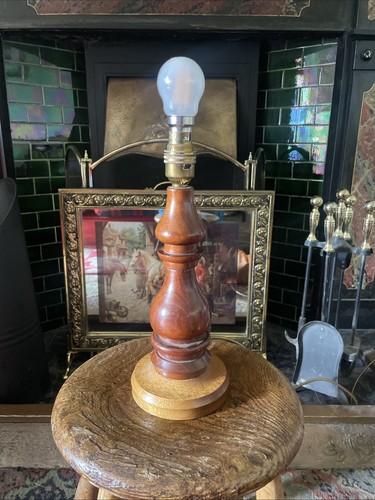 Lampada comodino teak - comodino,