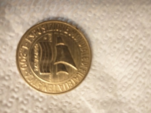Moneta 200 lire - moneta,