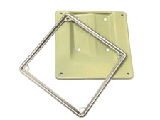 PORTATARGA FERRO + CORNICE