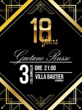 BIGLIETTI INVITO 18 COMPLEANNO