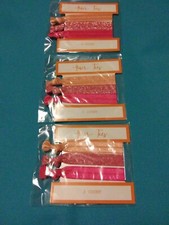 3 ~ Packs of 3 PINK Ribbon