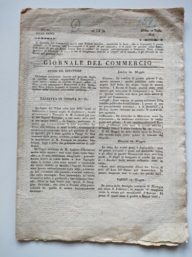 Roma 1819 borsa merci valute - e,