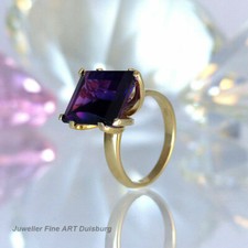 Anello IN 585 Oro Giallo Con 1