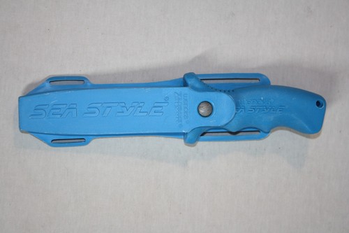 Coltello subacqueo vintage blu