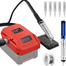 Set saldatore cordless per Einhell 18 V Power X-Change, 60 W, LCD, temperatura r