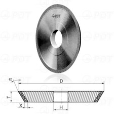 Disco Abrasivo Diamante O CBN