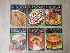 lotto  6 riviste la cucina italiana 1974-9 VINTAGE