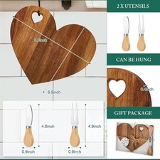 Tagliere a forma di cuore in