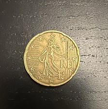 Moneta 20 Centesimi Rara 1999