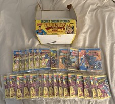 Foglia DC Comics 1981 fumetto caramelle danneggiata espositore scatola 27 confezioni sigillate