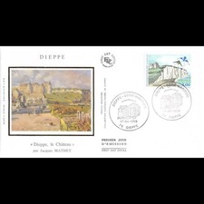 FDC soie - Site de Dieppe -