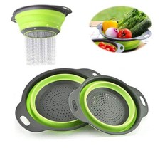 Set 2 scolapasta cestello in