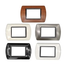 Placche compatibili bTicino Living International Light 3 4 7 posti vari colori