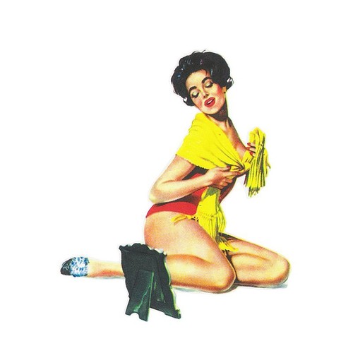 Adesivo pin girl - up,