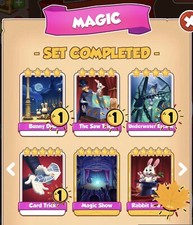 COIN MASTER - MAGIA -4 Carte Bianche