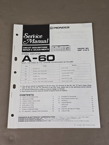 Pioneer amplificatore stereo - pioneer,