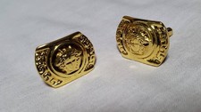 Versace Medusa Logo Cuffs Gold
