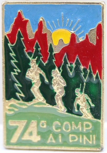 Distintivo alpini compagnia - 74,